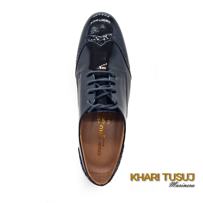 Derby "Estelar" - Brogue Cuero Charol