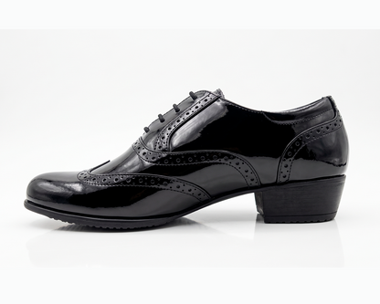 Oxford Picado - Cuero Charol